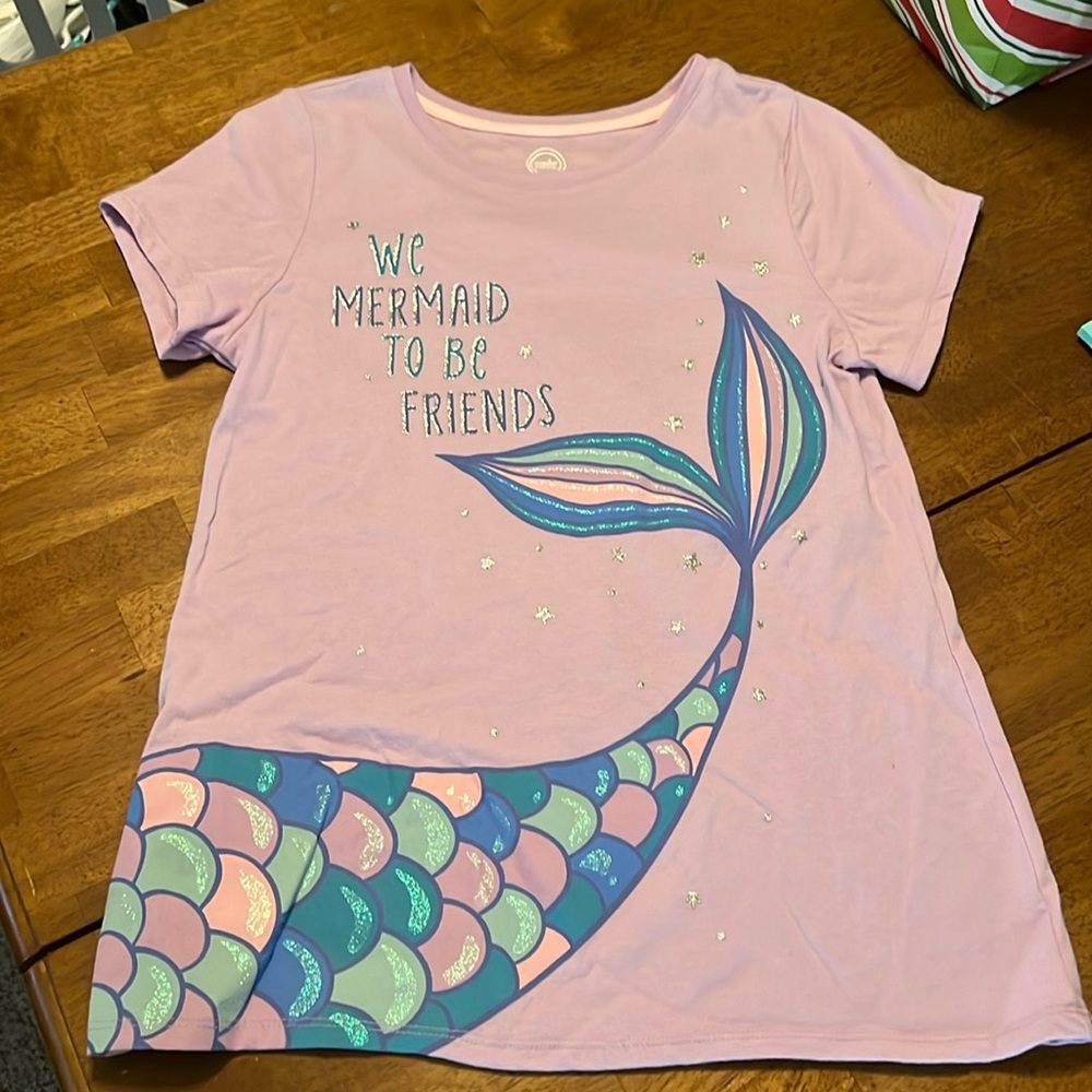 Kids wonder nation we mermaid to be friends  shirt size XL, 14/16